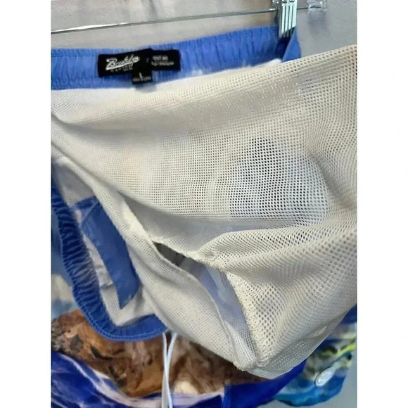 Men's Brooklyn‎ Cloth Mfg Co Volley Swim Trunks Size Large Ocean Beach Design - Picture 8 of 10